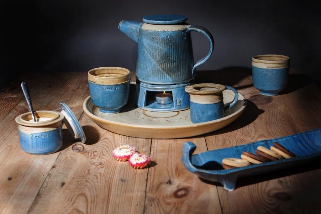 Blaue Keramik